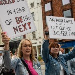 Over 1,000 people who gathered in support of assault victim Natasha O'Brien at a protest in her home city of Limerick to show solidarity. Picture: Olena Oleksienko/ilovelimerick