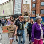 Over 1,000 people who gathered in support of assault victim Natasha O'Brien at a protest in her home city of Limerick to show solidarity. Picture: Olena Oleksienko/ilovelimerick