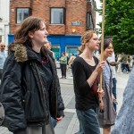 Over 1,000 people who gathered in support of assault victim Natasha O'Brien at a protest in her home city of Limerick to show solidarity. Picture: Olena Oleksienko/ilovelimerick