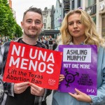 Over 1,000 people who gathered in support of assault victim Natasha O'Brien at a protest in her home city of Limerick to show solidarity. Picture: Olena Oleksienko/ilovelimerick