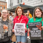 Over 1,000 people who gathered in support of assault victim Natasha O'Brien at a protest in her home city of Limerick to show solidarity. Picture: Olena Oleksienko/ilovelimerick