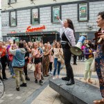 Over 1,000 people who gathered in support of assault victim Natasha O'Brien at a protest in her home city of Limerick to show solidarity. Picture: Olena Oleksienko/ilovelimerick