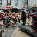Over 1,000 people who gathered in support of assault victim Natasha O'Brien at a protest in her home city of Limerick to show solidarity. Picture: Olena Oleksienko/ilovelimerick