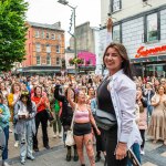Over 1,000 people who gathered in support of assault victim Natasha O'Brien at a protest in her home city of Limerick to show solidarity. Picture: Olena Oleksienko/ilovelimerick