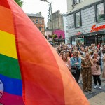 Over 1,000 people who gathered in support of assault victim Natasha O'Brien at a protest in her home city of Limerick to show solidarity. Picture: Olena Oleksienko/ilovelimerick