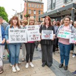 Over 1,000 people who gathered in support of assault victim Natasha O'Brien at a protest in her home city of Limerick to show solidarity. Picture: Olena Oleksienko/ilovelimerick