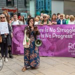 Over 1,000 people who gathered in support of assault victim Natasha O'Brien at a protest in her home city of Limerick to show solidarity. Picture: Olena Oleksienko/ilovelimerick