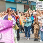 Over 1,000 people who gathered in support of assault victim Natasha O'Brien at a protest in her home city of Limerick to show solidarity. Picture: Olena Oleksienko/ilovelimerick