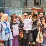Over 1,000 people who gathered in support of assault victim Natasha O'Brien at a protest in her home city of Limerick to show solidarity. Picture: Olena Oleksienko/ilovelimerick