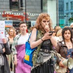 Over 1,000 people who gathered in support of assault victim Natasha O'Brien at a protest in her home city of Limerick to show solidarity. Picture: Olena Oleksienko/ilovelimerick