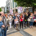 Over 1,000 people who gathered in support of assault victim Natasha O'Brien at a protest in her home city of Limerick to show solidarity. Picture: Olena Oleksienko/ilovelimerick