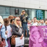 Over 1,000 people who gathered in support of assault victim Natasha O'Brien at a protest in her home city of Limerick to show solidarity. Picture: Olena Oleksienko/ilovelimerick