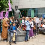 Over 1,000 people who gathered in support of assault victim Natasha O'Brien at a protest in her home city of Limerick to show solidarity. Picture: Olena Oleksienko/ilovelimerick