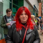 Over 1,000 people who gathered in support of assault victim Natasha O'Brien at a protest in her home city of Limerick to show solidarity. Picture: Olena Oleksienko/ilovelimerick
