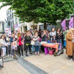 Over 1,000 people who gathered in support of assault victim Natasha O'Brien at a protest in her home city of Limerick to show solidarity. Picture: Olena Oleksienko/ilovelimerick