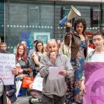 Over 1,000 people who gathered in support of assault victim Natasha O'Brien at a protest in her home city of Limerick to show solidarity. Picture: Olena Oleksienko/ilovelimerick