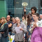 Over 1,000 people who gathered in support of assault victim Natasha O'Brien at a protest in her home city of Limerick to show solidarity. Picture: Olena Oleksienko/ilovelimerick