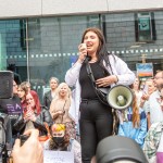 Over 1,000 people who gathered in support of assault victim Natasha O'Brien at a protest in her home city of Limerick to show solidarity. Picture: Olena Oleksienko/ilovelimerick