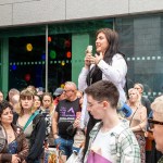 Over 1,000 people who gathered in support of assault victim Natasha O'Brien at a protest in her home city of Limerick to show solidarity. Picture: Olena Oleksienko/ilovelimerick