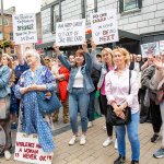 Over 1,000 people who gathered in support of assault victim Natasha O'Brien at a protest in her home city of Limerick to show solidarity. Picture: Olena Oleksienko/ilovelimerick