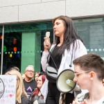Over 1,000 people who gathered in support of assault victim Natasha O'Brien at a protest in her home city of Limerick to show solidarity. Picture: Olena Oleksienko/ilovelimerick