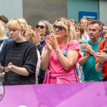 Over 1,000 people who gathered in support of assault victim Natasha O'Brien at a protest in her home city of Limerick to show solidarity. Picture: Olena Oleksienko/ilovelimerick