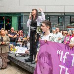 Over 1,000 people who gathered in support of assault victim Natasha O'Brien at a protest in her home city of Limerick to show solidarity. Picture: Olena Oleksienko/ilovelimerick
