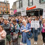 Over 1,000 people who gathered in support of assault victim Natasha O'Brien at a protest in her home city of Limerick to show solidarity. Picture: Olena Oleksienko/ilovelimerick