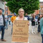 Over 1,000 people who gathered in support of assault victim Natasha O'Brien at a protest in her home city of Limerick to show solidarity. Picture: Olena Oleksienko/ilovelimerick