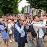 Over 1,000 people who gathered in support of assault victim Natasha O'Brien at a protest in her home city of Limerick to show solidarity. Picture: Olena Oleksienko/ilovelimerick