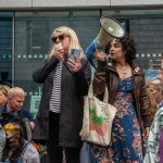 Over 1,000 people who gathered in support of assault victim Natasha O'Brien at a protest in her home city of Limerick to show solidarity. Picture: Olena Oleksienko/ilovelimerick
