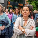 Over 1,000 people who gathered in support of assault victim Natasha O'Brien at a protest in her home city of Limerick to show solidarity. Picture: Olena Oleksienko/ilovelimerick