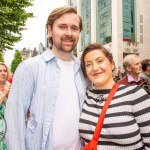 Over 1,000 people who gathered in support of assault victim Natasha O'Brien at a protest in her home city of Limerick to show solidarity. Picture: Olena Oleksienko/ilovelimerick