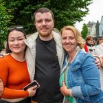 Over 1,000 people who gathered in support of assault victim Natasha O'Brien at a protest in her home city of Limerick to show solidarity. Picture: Olena Oleksienko/ilovelimerick