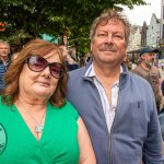 Over 1,000 people who gathered in support of assault victim Natasha O'Brien at a protest in her home city of Limerick to show solidarity. Picture: Olena Oleksienko/ilovelimerick