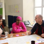 National Roadshow on Racism: Limerick residents contributed with their stories about inclusion in community relations at a public event at Doras Luimni. Results will be used to help guide future programmes preventing and addressing racism in Ireland. Photo: Bruna Vaz Mattos/ilovelimerick