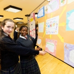 27.05.25
Pictured at the inaugural NEEDS (Negotiating the Essentials for Education in Democratic Societies) Schools Conference hosted by the University of Limerick were, John the Baptist Communion its School, Hospital Co. Limerick students, Nicole OíSullivan and Hannah Moyo. Photo: Alan Place
