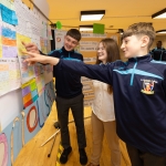 27.05.25
Pictured at the inaugural NEEDS (Negotiating the Essentials for Education in Democratic Societies) Schools Conference hosted by the University of Limerick were, …abha Hughes, UL with St. Michaels College, Listowel students, Joe Joy and Liam Dennehy. Photo: Alan Place