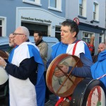 Pictured at the Nicholas Street Painting Project event where local community groups came together to start the rebirth of the once thriving, Medieval Quarter of Limerick. Local groups involved were Limerick City and County Council, St, Mary's Cathedral, St Mary's Aid, JP McManus Benevolent Fund, Limerick Tidy Towns and other local trade workers who worked together in an effort to restore the foundation of Limerick City. Pictures: Anthony Sheehan/ilovelimerick.