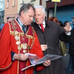 Pictured at the Nicholas Street Painting Project event where local community groups came together to start the rebirth of the once thriving, Medieval Quarter of Limerick. Local groups involved were Limerick City and County Council, St, Mary's Cathedral, St Mary's Aid, JP McManus Benevolent Fund, Limerick Tidy Towns and other local trade workers who worked together in an effort to restore the foundation of Limerick City. Pictures: Anthony Sheehan/ilovelimerick.