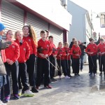 Pictured at the Nicholas Street Painting Project event where local community groups came together to start the rebirth of the once thriving, Medieval Quarter of Limerick. Local groups involved were Limerick City and County Council, St, Mary's Cathedral, St Mary's Aid, JP McManus Benevolent Fund, Limerick Tidy Towns and other local trade workers who worked together in an effort to restore the foundation of Limerick City. Pictures: Anthony Sheehan/ilovelimerick.