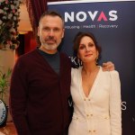 Pictured at the Novas International Women's Day Lunch at the Savoy Hotel are Richard Lynch, ilovelimerick and Una Burns, Novas. Picture: Beth Pym/ilovelimerick