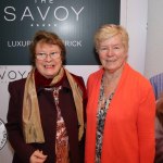 Pictured at the Novas International Women's Day Lunch at the Savoy Hotel are Una Noonan and Mary Ryan, Raheen. Picture: Beth Pym/ilovelimerick