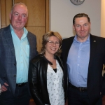 Alavin McKeary and Olive and Marc Carey at the Mayoral Reception for Paddy Brennan's new book 'The History of Limerick Music from 1800 - 2018' in the Council Chambers. Picture: Conor Owens/ilovelimerick.