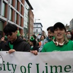 University of Limerick illustrated the cultural diversity of its student community by taking part in this year’s St Patrick’s Day Parade 2025. Picture: Cian Reinhardt