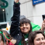 University of Limerick illustrated the cultural diversity of its student community by taking part in this year’s St Patrick’s Day Parade 2025. Picture: Cian Reinhardt