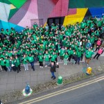 University of Limerick illustrated the cultural diversity of its student community by taking part in this year’s St Patrick’s Day Parade 2025. Picture: Cian Reinhardt/ilovelimerick
