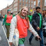 University of Limerick illustrated the cultural diversity of its student community by taking part in this year’s St Patrick’s Day Parade 2025. Picture: Olena Oleksienko/ilovelimerick
