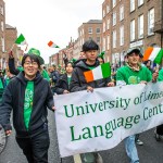 University of Limerick illustrated the cultural diversity of its student community by taking part in this year’s St Patrick’s Day Parade 2025. Picture: Olena Oleksienko/ilovelimerick