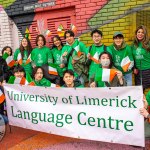 University of Limerick illustrated the cultural diversity of its student community by taking part in this year’s St Patrick’s Day Parade 2025. Picture: Olena Oleksienko/ilovelimerick